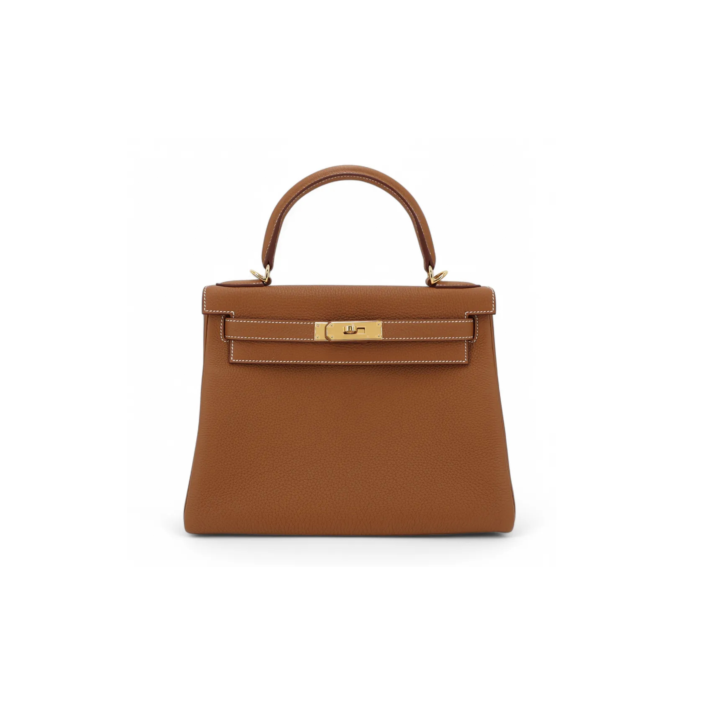 H**mes kelly 28 gold brown gold togo gold buckle (28*22*10cm)
